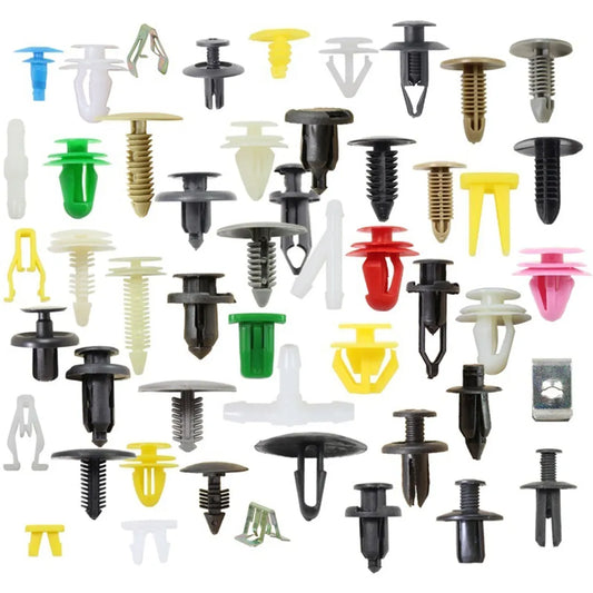 Upgrade Your Car with Durable Plastic Clips - 100/50 Pcs Set